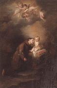 unknow artist The Christ child appearing to saint anthony of padua Spain oil painting artist